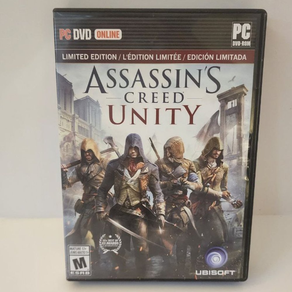 Assassin's Creed Unity Limited Edition PC video game 2014 5 discs
